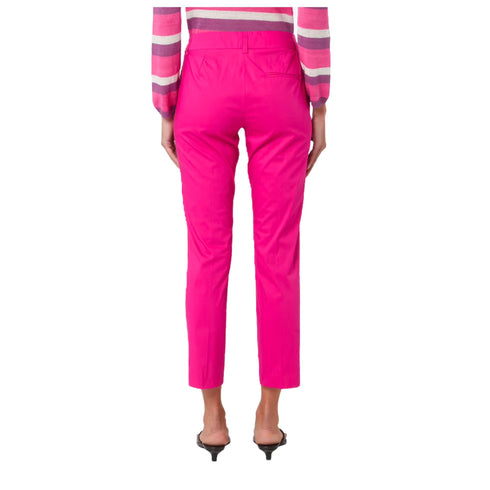 Marella Pantalone Pantalone Donna in cotone leggero Fucsia - Francavilla Moda