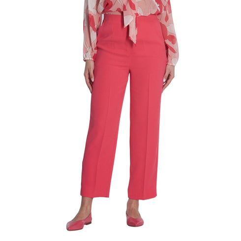 Pantalone Donna in crepe a tinta unita Corallo Marella- Francavilla Moda