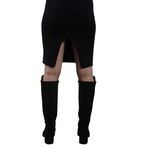 Stivale donna alto scamosciato Nero MARELLA- Francavilla Moda