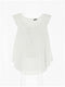Top Donna FRANZ in crêpe Bianco MARELLA- Francavilla Moda