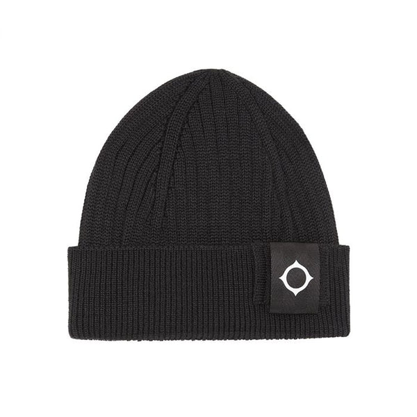 Zuccotto Uomo Rib Beanie Hat Nero MA.STRUM- Francavilla Moda