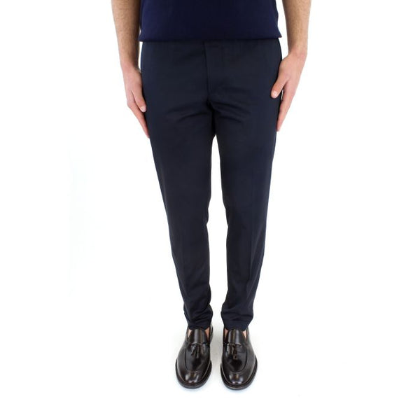 Pantalone Uomo Brad a modo mio con risvolto Blu MICHAEL COAL- Francavilla Moda