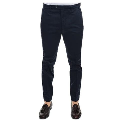 Pantalone Uomo in cotone con passanti Blu MICHAEL COAL- Francavilla Moda