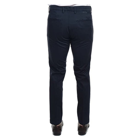 Pantalone Uomo in cotone con passanti Blu MICHAEL COAL- Francavilla Moda