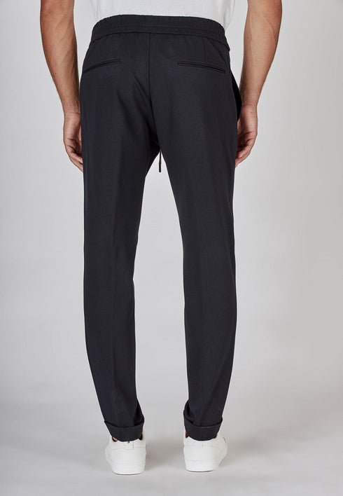 Pantalone Uomo Jhonny con laccio in vita Navy MICHAEL COAL- Francavilla Moda