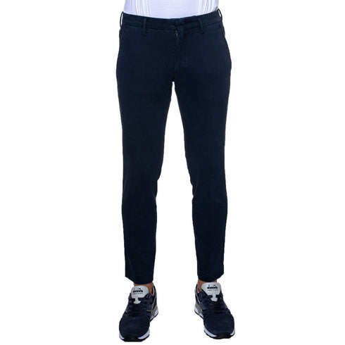 Uomo Pantalone 2505 gabardina unita Blu MICHAEL COAL- Francavilla Moda