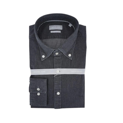 Camicia Uomo Denim in puro cotone Jeans MICHAEL KORS- Francavilla Moda