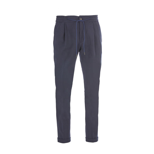 Pantalone Uomo con coulisse Blu Micheal Coal- Francavilla Moda