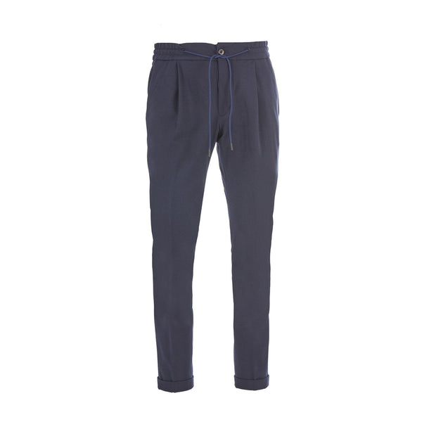Pantalone Uomo con coulisse Blu Micheal Coal- Francavilla Moda