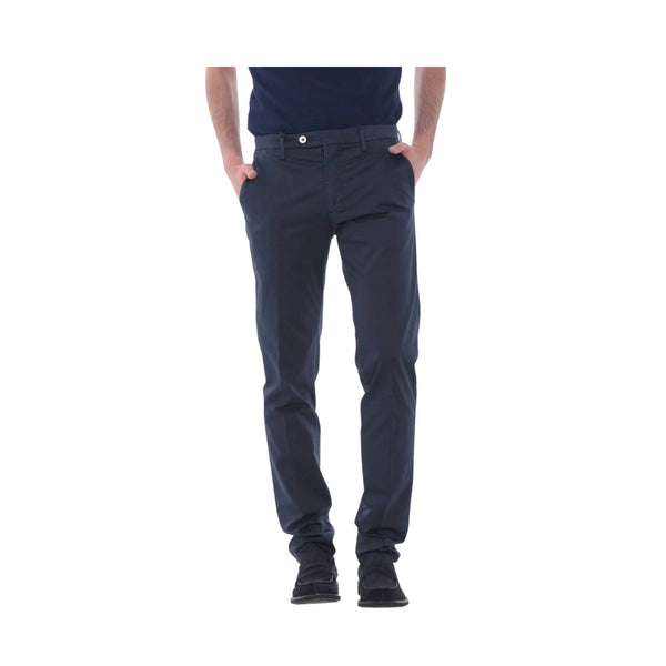 Pantaloni Uomo BRAD PLUS in cotone Blu Micheal Coal- Francavilla Moda