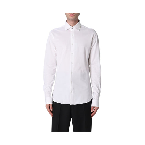 Camicia Uomo con collo all'italiana White Micheal Kors- Francavilla Moda