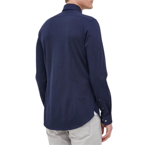 Camicia Uomo con collo all'italiana Blu Micheal Kors- Francavilla Moda