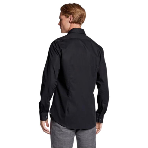 Camicia Uomo in cotone popeline stretch Nero Micheal Kors- Francavilla Moda