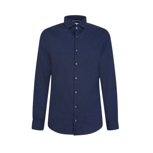 Camicia Uomo Popeline Slim Fit Blu Micheal Kors- Francavilla Moda