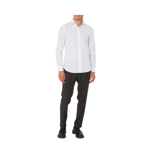 Camicia Uomo Popeline Slim Fit Bianco Micheal Kors- Francavilla Moda