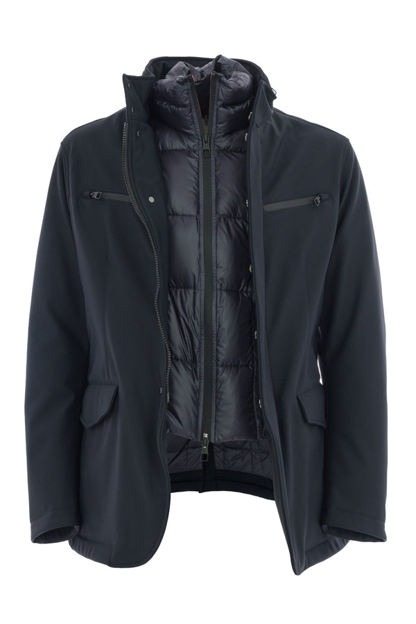 Giacca Uomo idrorepellente e traspirante Blu MONTECORE- Francavilla Moda