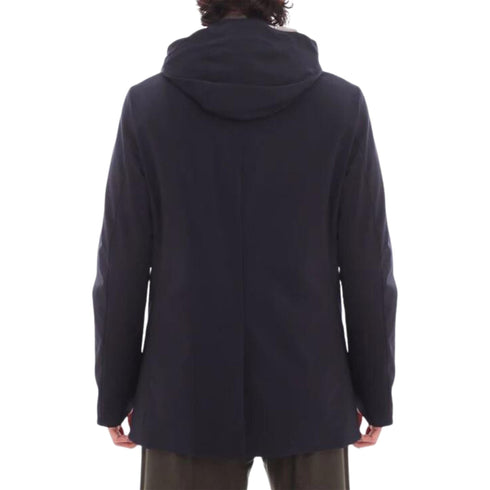 Montecore Giacca impermeabile Impermeabile Uomo in tessuto stretch Blu A23-MONTECOREF05MUCX721185-89-48 - Francavilla Moda