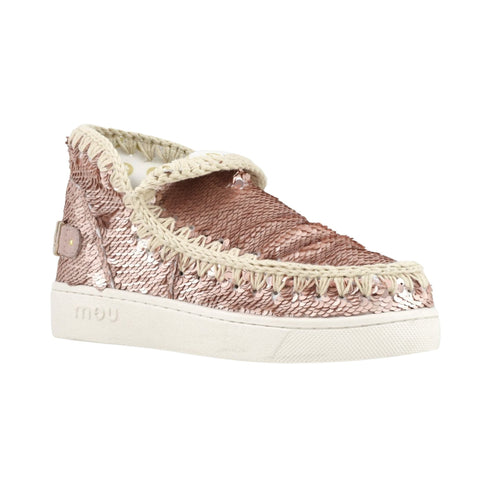 Stivaletto Donna Summer Eskimo paillettes Rosa mou- Francavilla Moda
