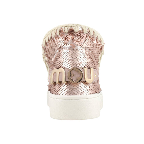 Stivaletto Donna Summer Eskimo paillettes Rosa mou- Francavilla Moda