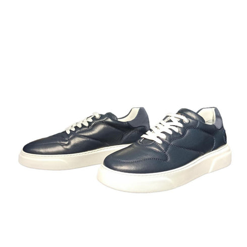 Sneakers Uomo Vision 4024 in pelle Blu NOOVA- Francavilla Moda