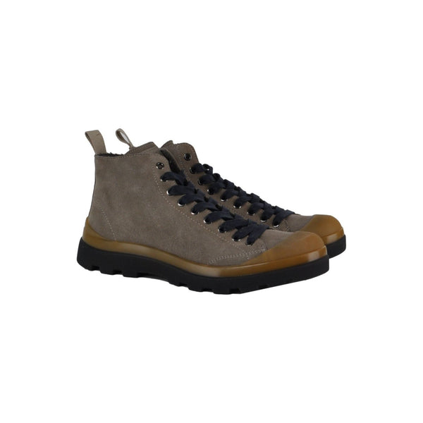 Panchic Stivali Stivaletto Uomo scamosciato con lacci Walnut cobalt - Francavilla Moda