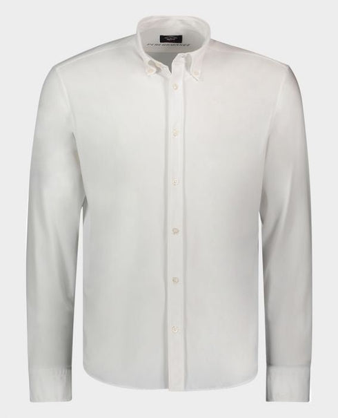 Camicia Uomo button down tessuto tecnico Bianco PAUL & SHARK- Francavilla Moda