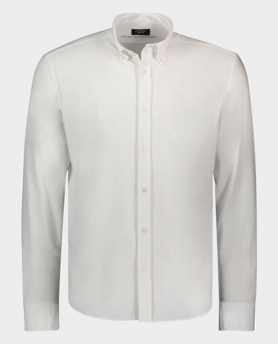 Camicia Uomo button down tessuto tecnico Bianco PAUL & SHARK- Francavilla Moda