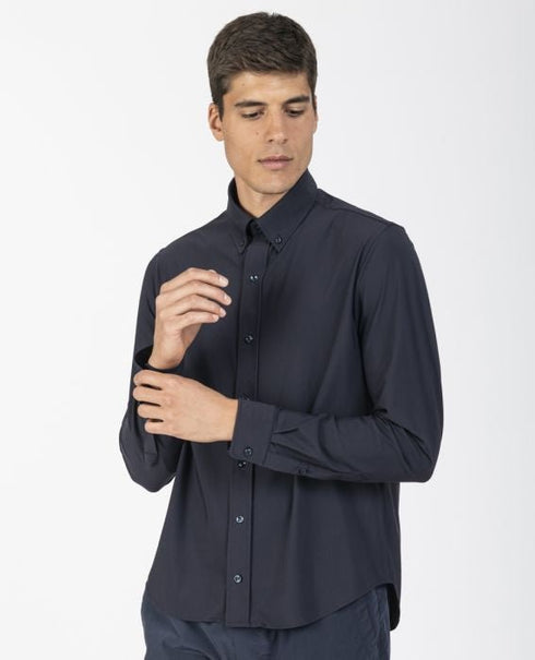 Camicia Uomo button down tessuto tecnico Blu navy PAUL & SHARK- Francavilla Moda