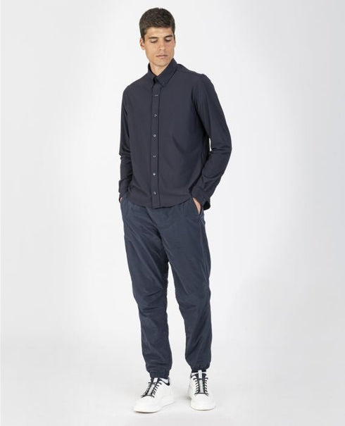 Camicia Uomo button down tessuto tecnico Blu navy PAUL & SHARK- Francavilla Moda