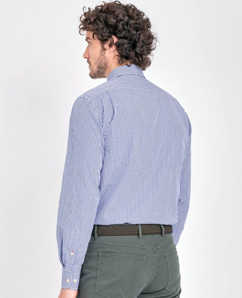 Camicia Uomo in popeline di cotone Blu PAUL & SHARK- Francavilla Moda