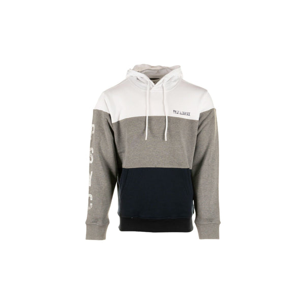 Felpa Uomo Colorblock con cappuccio Bianco grigio blu PAUL & SHARK- Francavilla Moda