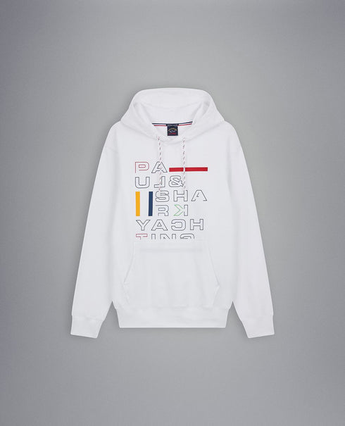 Felpa Uomo Yachting cotone stretch Bianco Paul & Shark- Francavilla Moda
