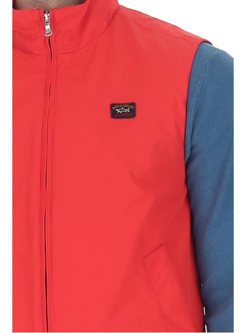Gilet Uomo idrorepellente e antivento Rosso PAUL & SHARK- Francavilla Moda