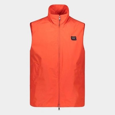 Gilet Uomo idrorepellente e antivento Rosso PAUL & SHARK- Francavilla Moda