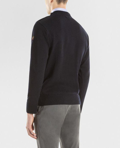 Girocollo Uomo 11311032 bretagna con bottoni spalla Blu PAUL & SHARK- Francavilla Moda