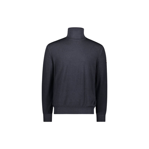 Maglione Uomo dolcevita in lana vergine Blu PAUL & SHARK- Francavilla Moda