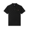 Polo Uomo in cotone piqué con badge Nero PAUL & SHARK- Francavilla Moda