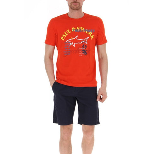 T-shirt Uomo con stampa Rosso PAUL & SHARK- Francavilla Moda