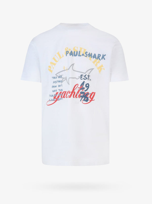 T-shirt Uomo con stampa Bianco PAUL & SHARK- Francavilla Moda