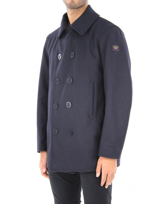 Cappotto corto Uomo in misto lana Blu PAUL & SHARK- Francavilla Moda