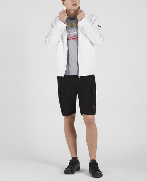 Giubbino Uomo in tessuto tecnico Bianco PAUL & SHARK- Francavilla Moda