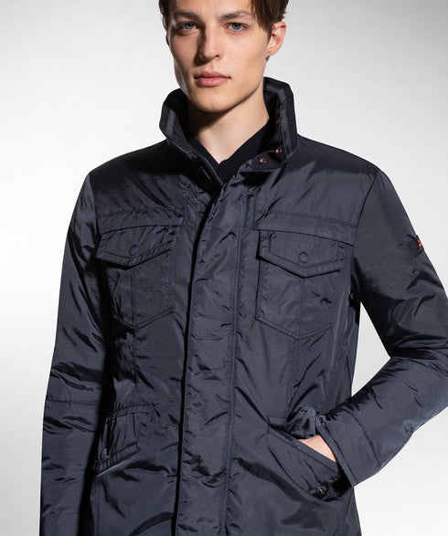 Field Jacket Uomo oxford tecnico Blu Peuterey- Francavilla Moda