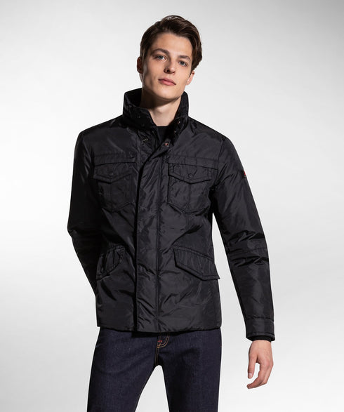 Field Jacket Uomo oxford tecnico Nero Peuterey- Francavilla Moda