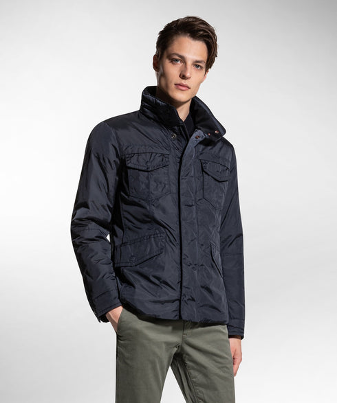 Field Jacket Uomo oxford tecnico Blu Peuterey- Francavilla Moda