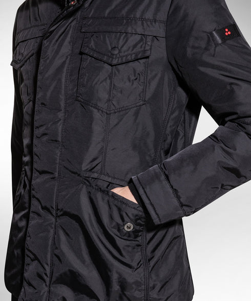 Field Jacket Uomo oxford tecnico Nero Peuterey- Francavilla Moda