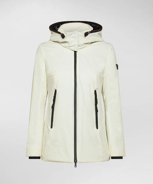 Giacca Donna PALOMAR in tessuto tecnico con cappuccio Nero PEUTEREY- Francavilla Moda