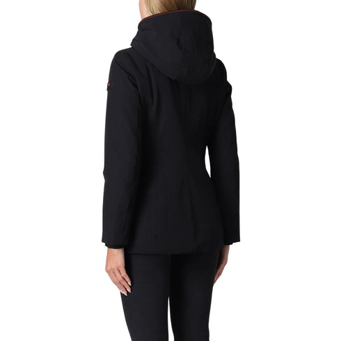 Giacca Donna PALOMAR in tessuto tecnico con cappuccio Nero PEUTEREY- Francavilla Moda