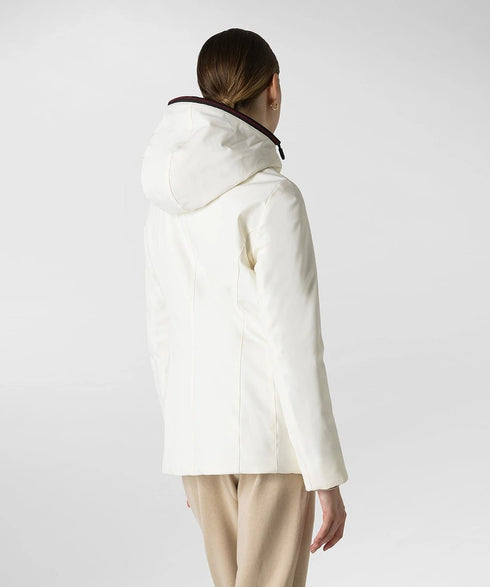 Giacca Donna PALOMAR in tessuto tecnico con cappuccio Bianco PEUTEREY- Francavilla Moda