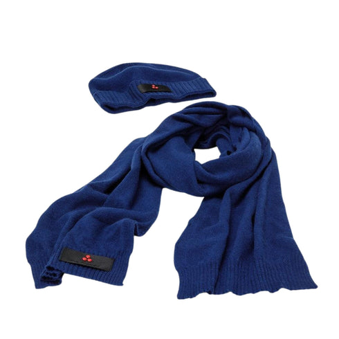 Gift Box Uomo Sciarpa e Cappello in lana Bluette PEUTEREY- Francavilla Moda