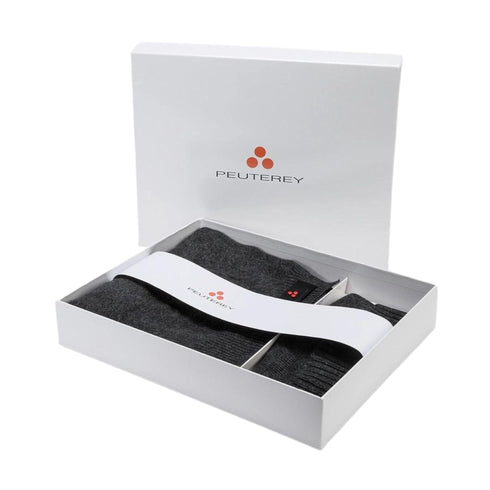 Gift Box Uomo Sciarpa e Cappello in lana Blu PEUTEREY- Francavilla Moda